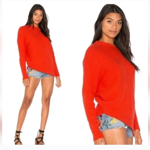 Free People Sweaters - Free People Downtown Asymmetrical Sweater oversized fit